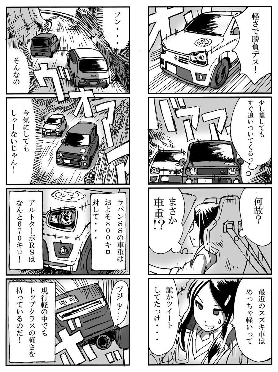 Shinga 軽カー女子漫画 Kどら 第3話 謎の女の子二人のバトルの行方は けいどら kどら 軽自動車 ラパンss アルトターボrs 頭文字d 四コママンガ 漫画 Shinga 軽カー女子漫画 Kどら 第3話 謎の女の子二人のバトルの行方は けいどら kどら 軽自動車 ラパンss アルトターボrs 頭文字d 四コママンガ 漫画
