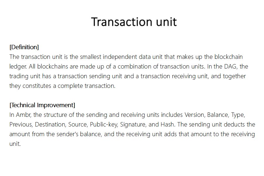 AmbrGlobal's tweet photo. Today‘s Vocabulary：Transaction unit #DAG #Ambr #Telegram 
Ambr‘s Telegram：https://t.co/F2Zb5ZfXgs https://t.co/7THFjTlWCe