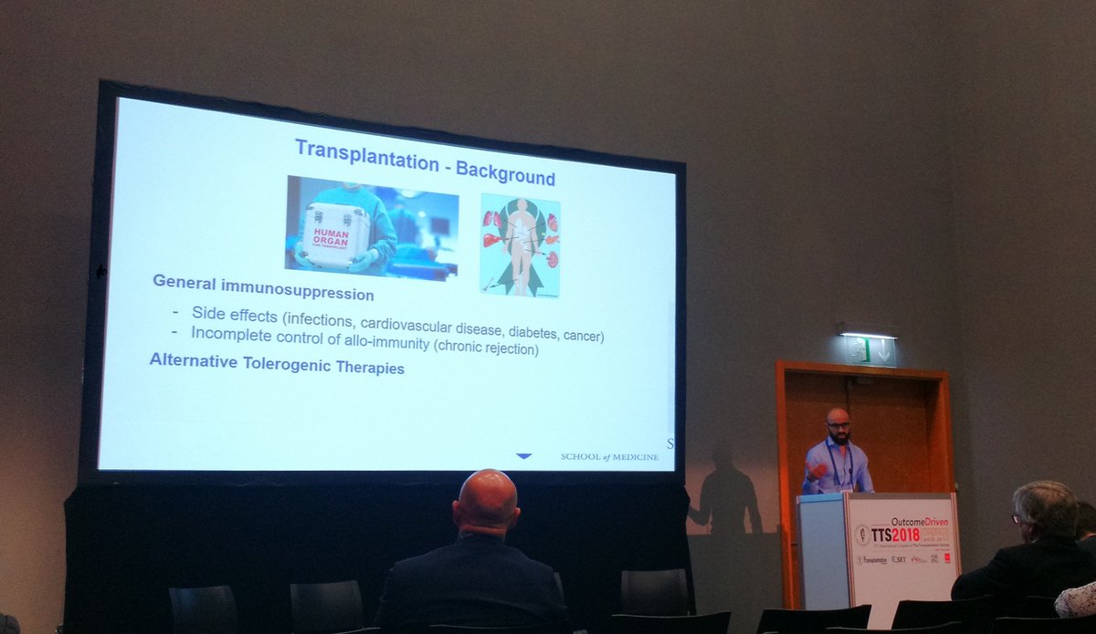 VCAlabHopkins's tweet photo. Great Job! Our postdoc Marcos Iglesias presenting on the importance of IL-10 in #TransplantTolerance and the cross-regulation by type 1 interferons in #Tcells. Good start of #TTS2018 !😀Check his work: https://t.co/tXLOWkSPBO https://t.co/63wB8Xw8Fy