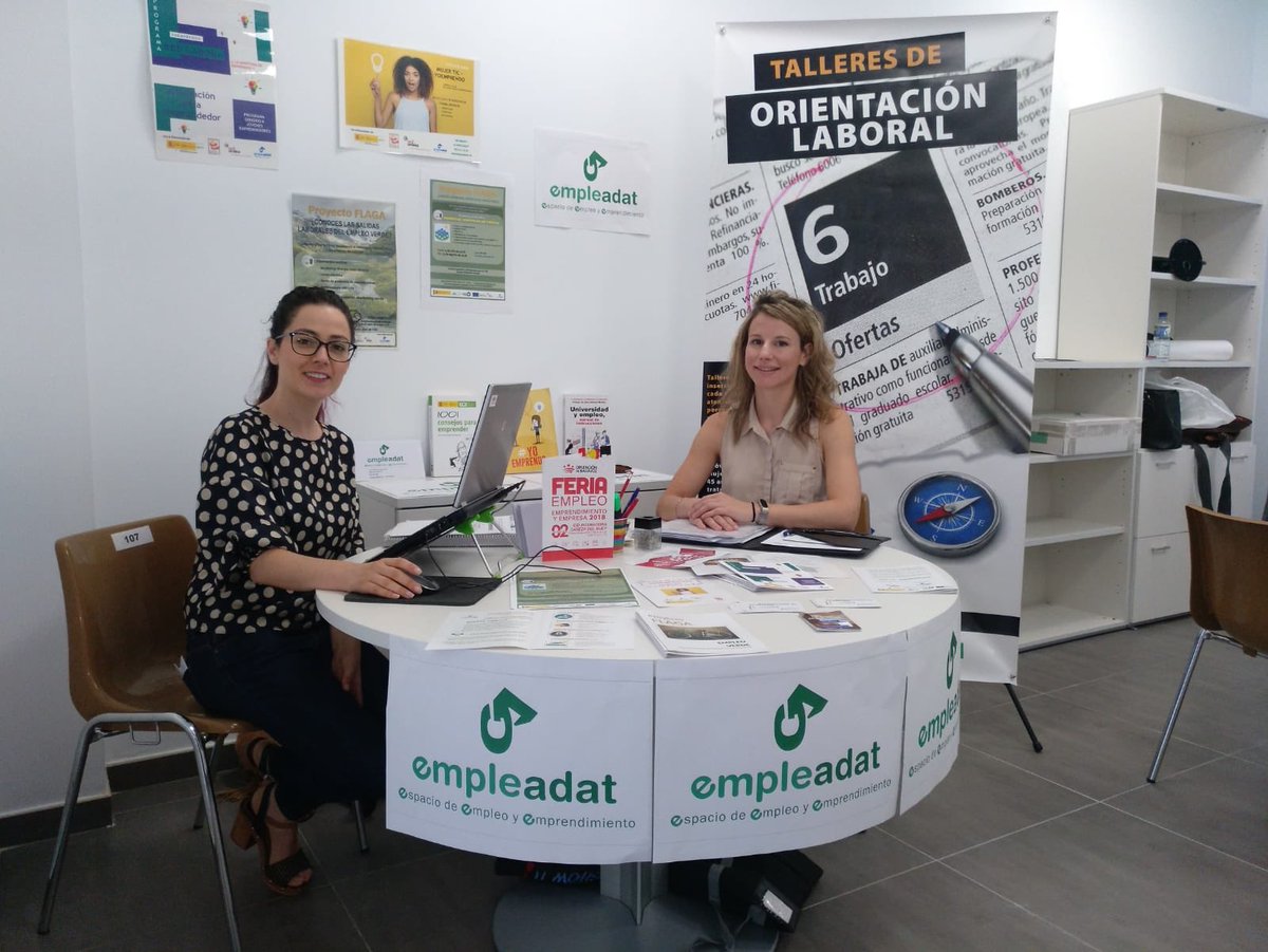 GrupoAdat's tweet photo. Visita nuestro espacio en la FERIA de EMPLEO, EMPRENDIMIENTO Y EMPRESA 2018

#redCID #FeriaDeEmpleo #CabezaDelBuey #Asesoramiento #Emprendimiento #Orientación #Formación @redaranha https://t.co/dXyUgIrt9L