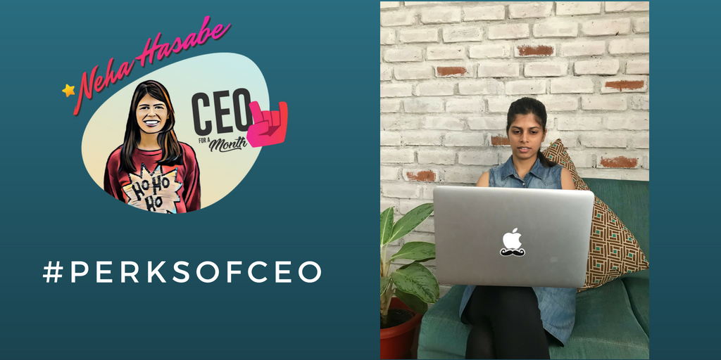 Wooplr's tweet photo. Our #CEO @NehaHasabe has entered the building! What are some perks she's already enjoying? She walked into the office and was served with a fresh MAC Book Pro to work on during her internship period :D #CEOPerks #Wooplr #CeoForAMonth #Winner https://t.co/FwNCs5U9Je