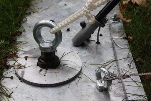 SpirafixLouise's tweet photo. Very neat and simple method for #securefixing of #temporarystructures #Spirafix #groundanchors #wimbledon2018 https://t.co/vqRzM0O4Fc