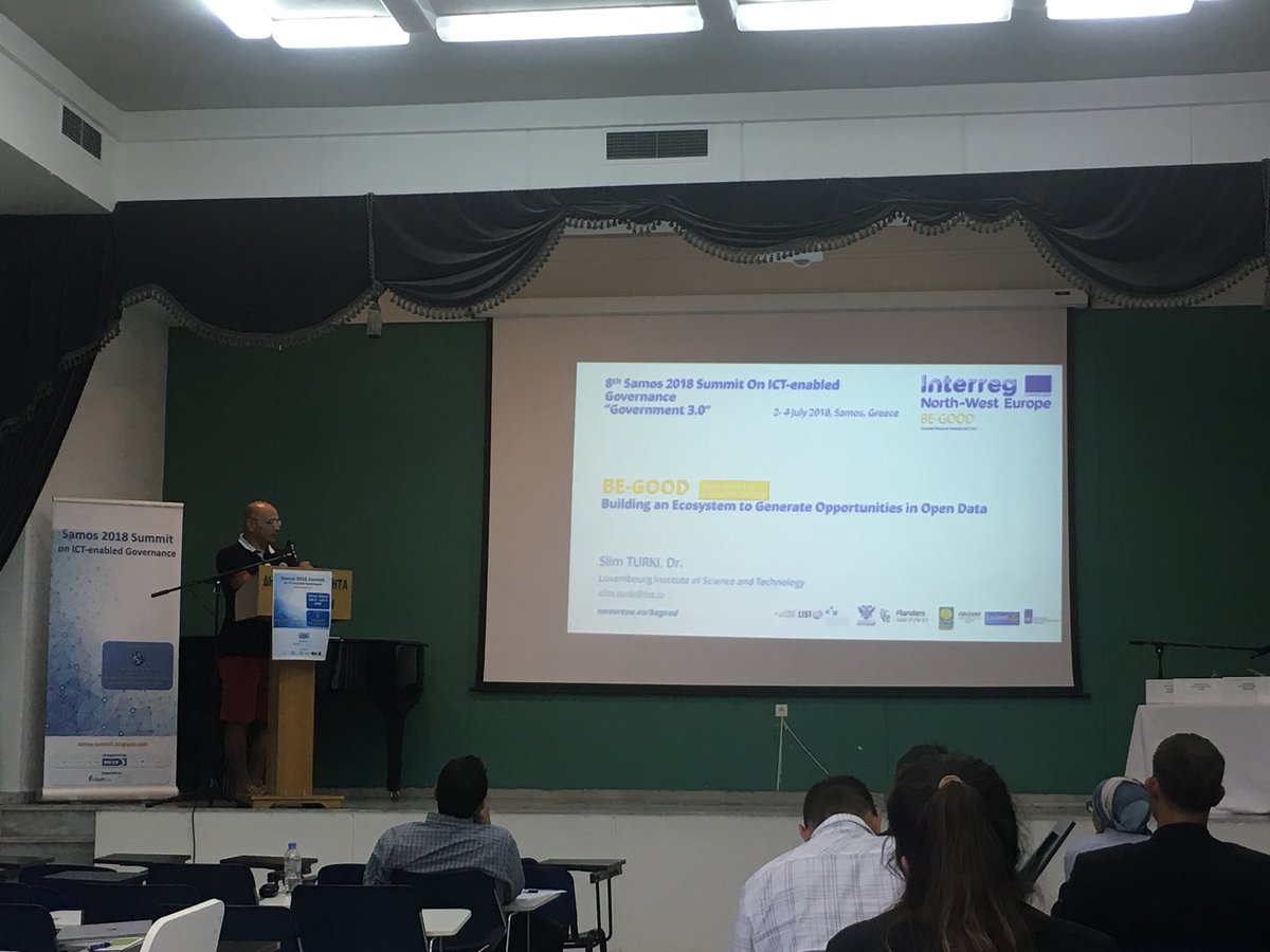 yannisc's tweet photo. Slim Turki presenting BEGOOD project in #samos2018 summit #fb https://t.co/Vwwb7qQSkp