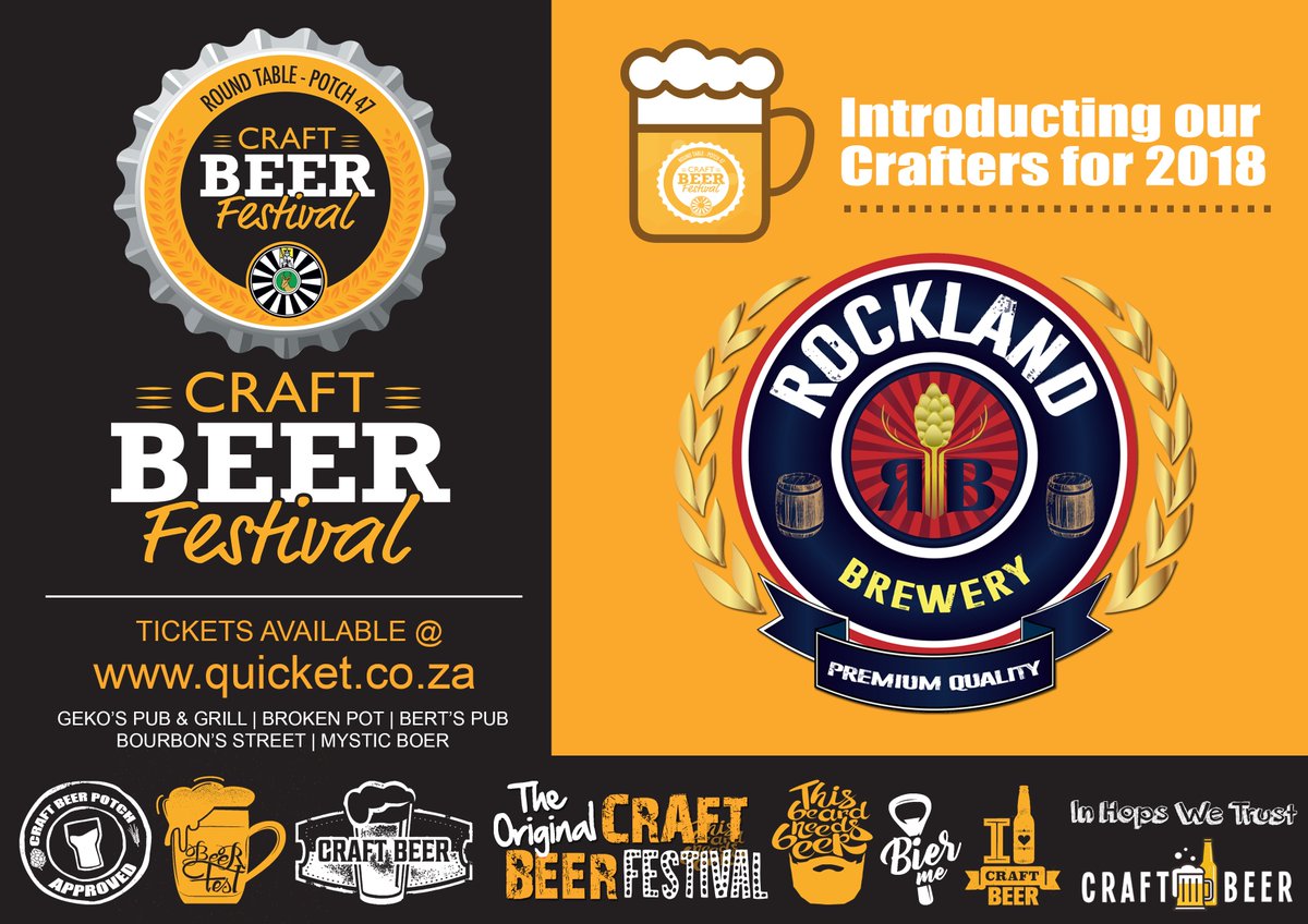 OLDIE BUT GOLDIE…  Master brewer James and his family are 5 year veterans of CBF.  Rocklands are based in Magaliesburg these days and a crowd-pleaser, not to be missed this year! Welcome back Viney’s! @rocklandbrewery