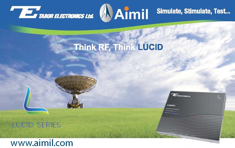 AimilLtd's tweet image. #Aimil is pleased to introduce Tabor&apos;s new line of RF analog #SignalGenerators. The all-new Lucid Series offers the most advanced features and industry leading performance in the most compact form factor. read more... goo.gl/w5dXSB @TaborElectronic