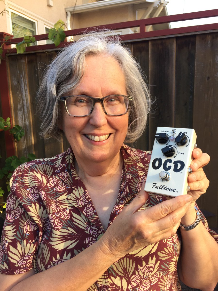 moderntone's tweet photo. ModernToner, Gail D., acquired the amazing Fulltone OCD as her very first pedal! I can’t wait to hear how she is inspired by the new tone! #ModernTone #first #pedal #fulltone #ocd #overdrive #tonefordays #inspiration https://t.co/9RGA553ZZG