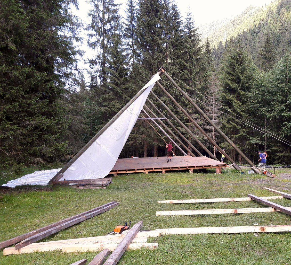 Die Bühne steht! #OASafiental vom 13.-15. Juli 2018! #nichtamarschderwelt #ambusendernatur