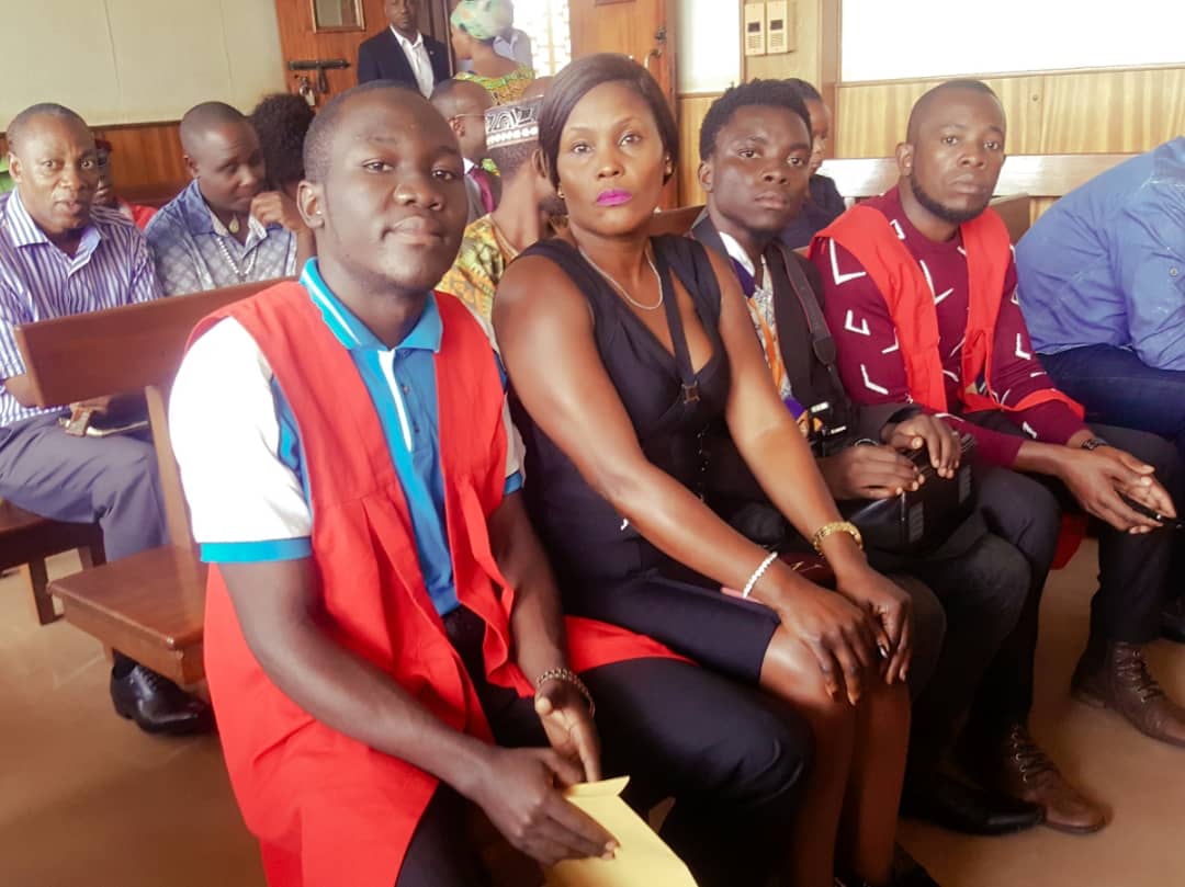 KashaJacqueline's tweet photo. Ready in court for the hearing of the #SexualAbuse  #MakerereUniversity case by male lecturers in exchange for marks. No student should be subjected to #SexForMarks whatsoever. @WomensProtestUG #WomenLivesMatterUg @KuchuTimes #WithRachael https://t.co/OJ5y020y3k