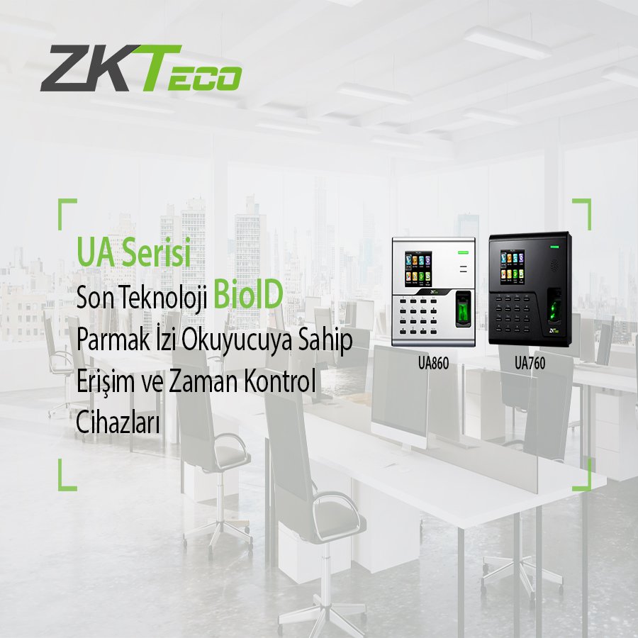 BioID teknolojisiyle hızına hız katan PDKS cihazlarımız UA760  &amp; UA860 sizi bekliyor ! #pdks #zkteco #güvenlik bit.ly/2tVtX9C