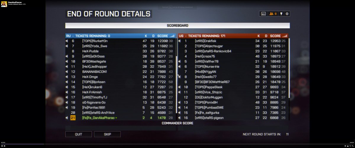 We had a blast last night. +45 players from the swedish clans! :D <a href="/swebattlefield/">Swedish Battlefield Alliance 🇸🇪</a> <a href="/Battlefield/">Battlefield</a> #BF4 I hope BFV will live up to our dreams of a "new" BF4 feel, but better! The RSP and such are so important in order to arrange events and play with friends.