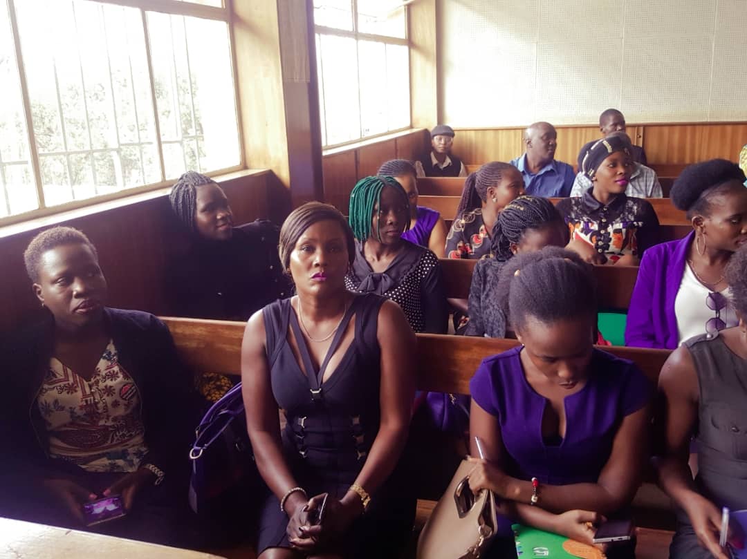 WomensProtestUG's tweet photo. Several members of @WomensProtestUG are in court today to support our comrade Racheal Njoroge who was sexually assaulted by her lecturer. We condemn all forms of sexual violence against all women. https://t.co/zZHbtfZs1P