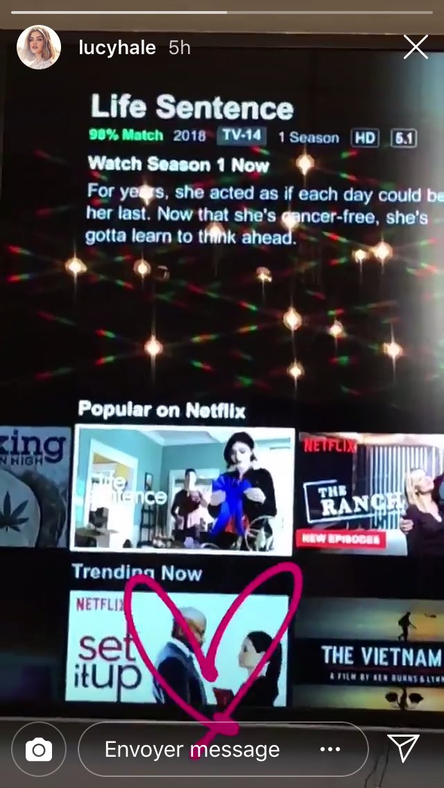 Guess what’s popular on <a href="/netflix/">Netflix</a> ? #LifeSentence fans, it’s time to tweet #SaveLifeSentence #BringBackLifeSentence !!! <a href="/richkeith/">Richard Keith</a> <a href="/theErinCardillo/">Erin Cardillo (she/her)</a> <a href="/lucyhale/">Lucy Hale</a> @itselliotknight <a href="/nadejbailey/">NáDej Bailey</a> <a href="/Jayson_Blair/">Jayson Blair</a> @brookelyons <a href="/warnerbrostv/">Warner Bros. TV</a> <a href="/cw_lifesentence/">Life Sentence</a>