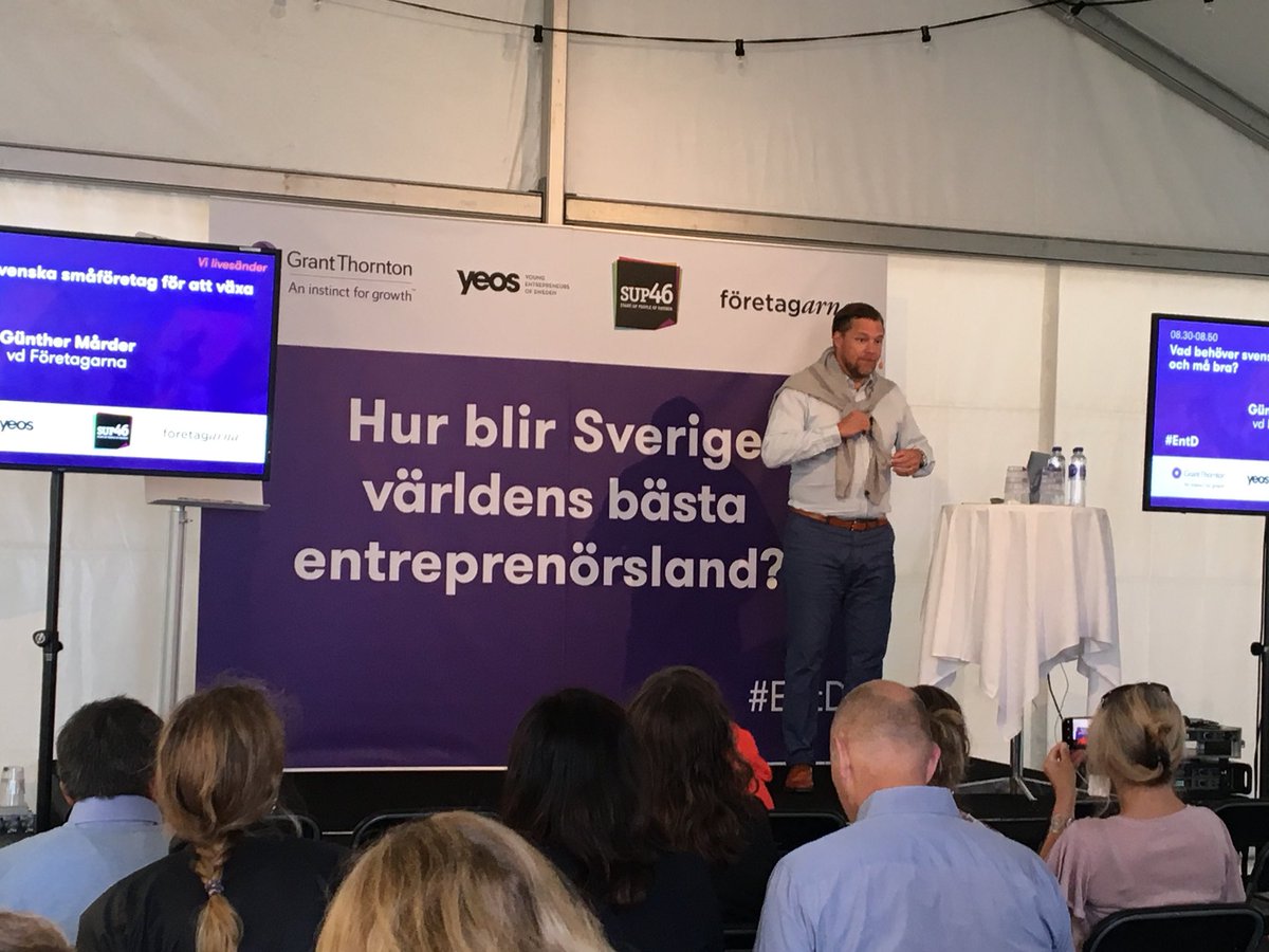 catrin_akerlund's tweet photo. Då drar vi igång! #Entd @GrantThorntonSE @foretagarna @yeos @SUP_46 https://t.co/dTK8INU9eg