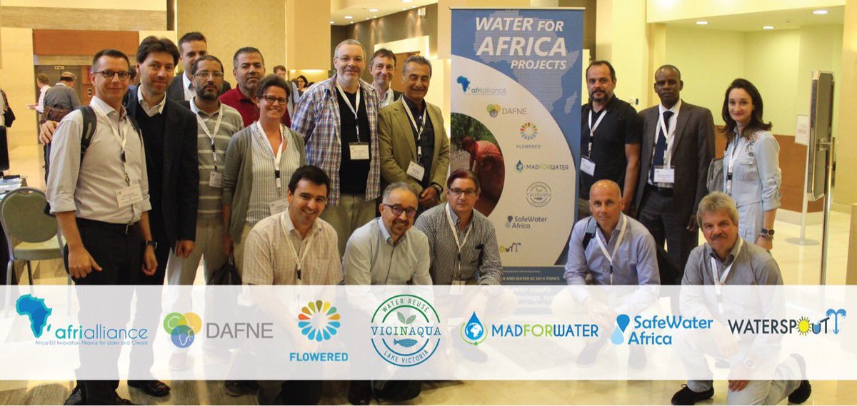 Thanks to the entire team of  #Water4Africa who organised and participated in #EBCVII_ISEB2018 ! more #Sustainability in #water for #Africa with #H2020 projetcs @AfriAlliance1 , @DAFNE_project , @Floweredproject , MADFORWATER, SafeWaterAfrica, @Vicinaqua and @waterspoutt_eu