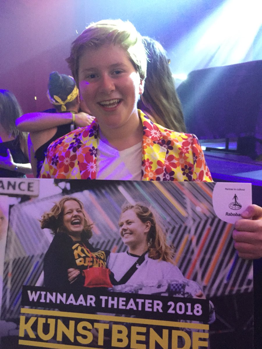 Maurits van Brakel werd met zijn cabaretact Gewoon school?! winnaar 1e prijs theater Kunstbende Finale 2018! @uckutrecht @Kunstbende #theater #jongtalent #kunstbendeutrecht