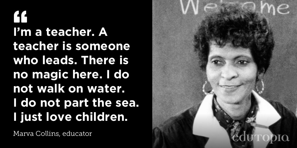 "A teacher is someone who leads."