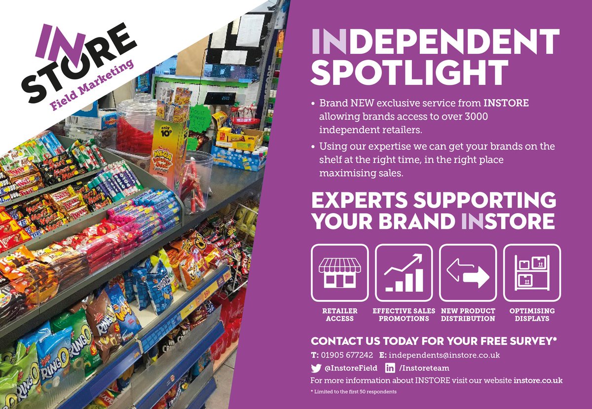 InstoreField's tweet photo. Here it is our long awaited offer to support brands, suppliers and retailers across the UK. Launching 6th August. Limited space available - contact us today for more details #independents #independentspotlight #brands #suppliers #productdistribution #experts #newlaunch #sales https://t.co/O7HwHPWGdf