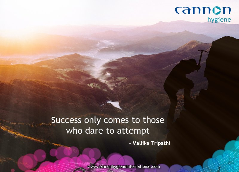 Cannon_Hygiene's tweet photo. Dare to attempt, dare to succeed https://t.co/EPjN2Ae0cZ

#MondayMotivation #CanDo https://t.co/64kPfoTuFg
