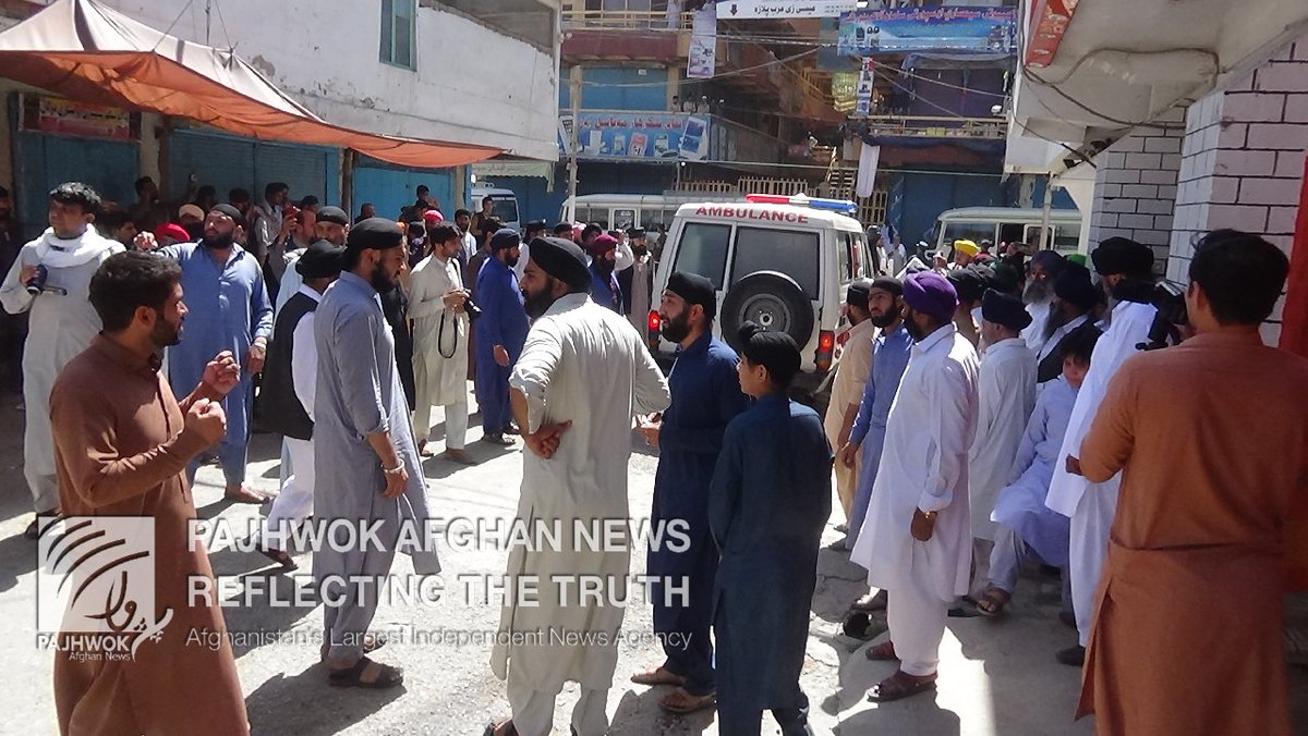 pajhwok's tweet photo. The victims of #Jalalabad blast from Sikh community.
#Afghanistan https://t.co/ed7n8m0Okq