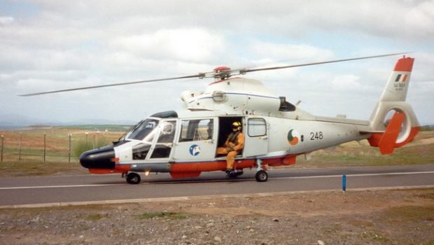IrishCoastGuard's tweet photo. 19 years ago today Capt Dave O’Flaherty, Capt Michael Baker, Sgt Paddy Mooney &amp; Cpl Niall Byrne perished when their @IrishAirCorps Dauphin helicopter Rescue 111 crashed at Tramore beach County Waterford while returning from a successful rescue mission.

Go Mairidís Beo #rescue111 https://t.co/0KVA1pg583