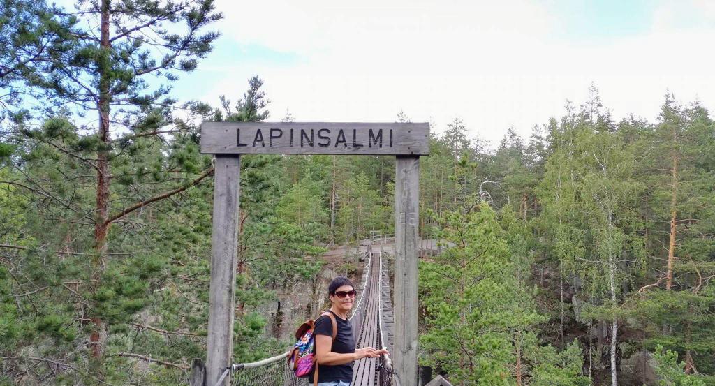 haaksluo's tweet image. Elämäni viimeinen riippusillan ylitys. Koko elämäni olen näitä pelännyt, viime syksynä uskalsin. Nyt loppu se lysti. #ketunlenkki #riippusilta #kansallispuisto #kaikenmaailmanelämykset #korkeanpaikankammo