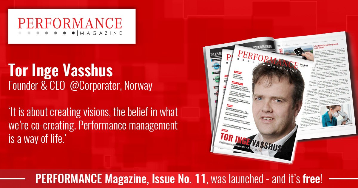 smartKPIs's tweet photo. We’ve just launched #PerformanceMagazine, Issue No.11, and it’s a 90 pages long magazine including in-depth articles on #performance #management around the globe! Get your free copy here: https://t.co/AIEBdaB7ep https://t.co/LHa1TNbhVe