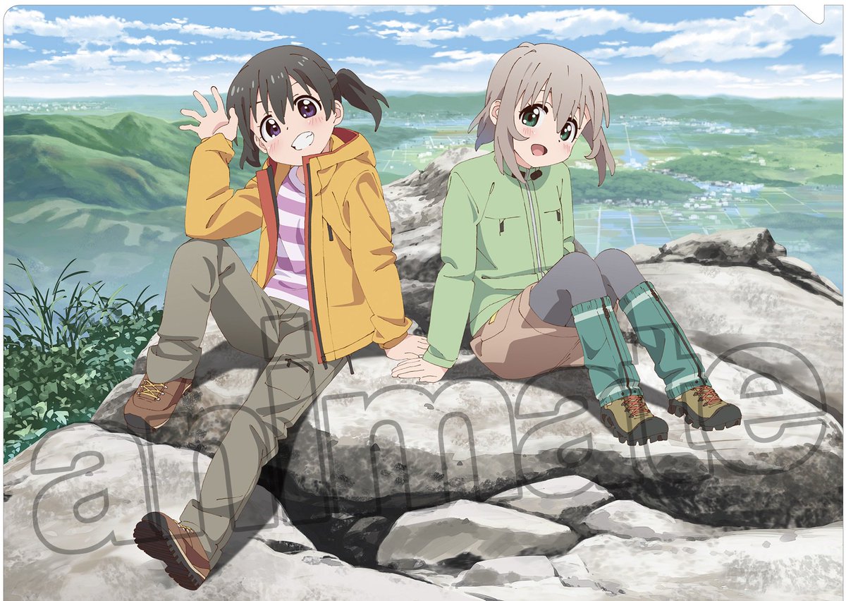 ヤマノススメ サードシーズン クリアファイル】 本日より放送開始した