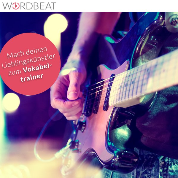 Ed Sheeran ist im Juli auf Deutschland Tour – bist du auf einem seiner Konzerte?
Bei #Wordbeat kannst Du mit seinen Songs spielend leicht Vokabeln lernen. Ob mit Perfect, Photograph oder Happier, egal welche Songs Du bevorzugst.
Überzeuge Dich selbst: wordbeat.com