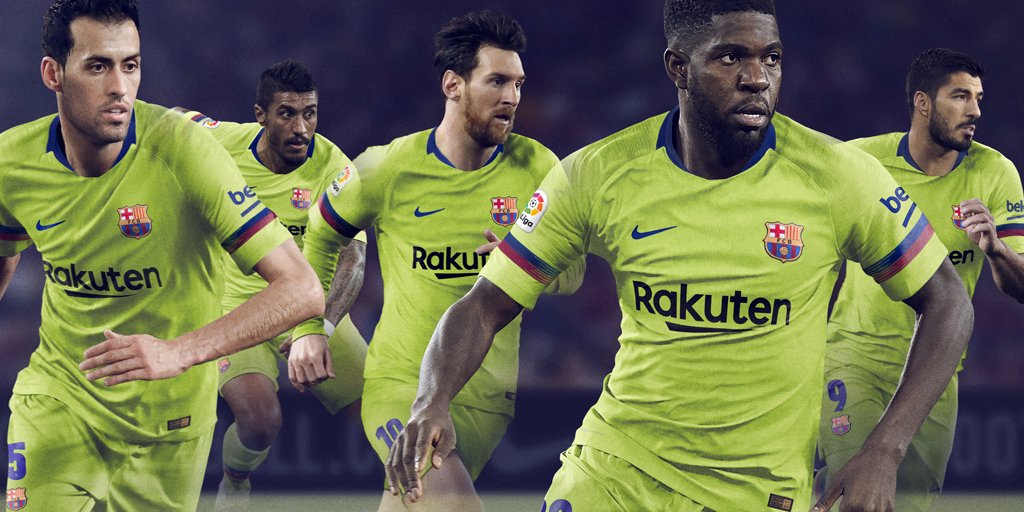 Le Barça dévoile son maillot extérieur 2018/19