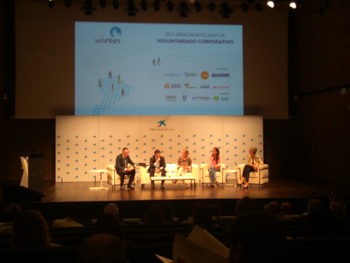 workforsocial's tweet photo. Arranca el II Congreso Internacional de Voluntariado Corporativo organizado por @Voluntare con el panel sobre su evolución en los últimos 10 años con @FundlaCaixa @iave @impact2030 Fundación @KPMG_ES y @juanangepoyatos #volcorp #voluntariado https://t.co/vtkTCnMPgf