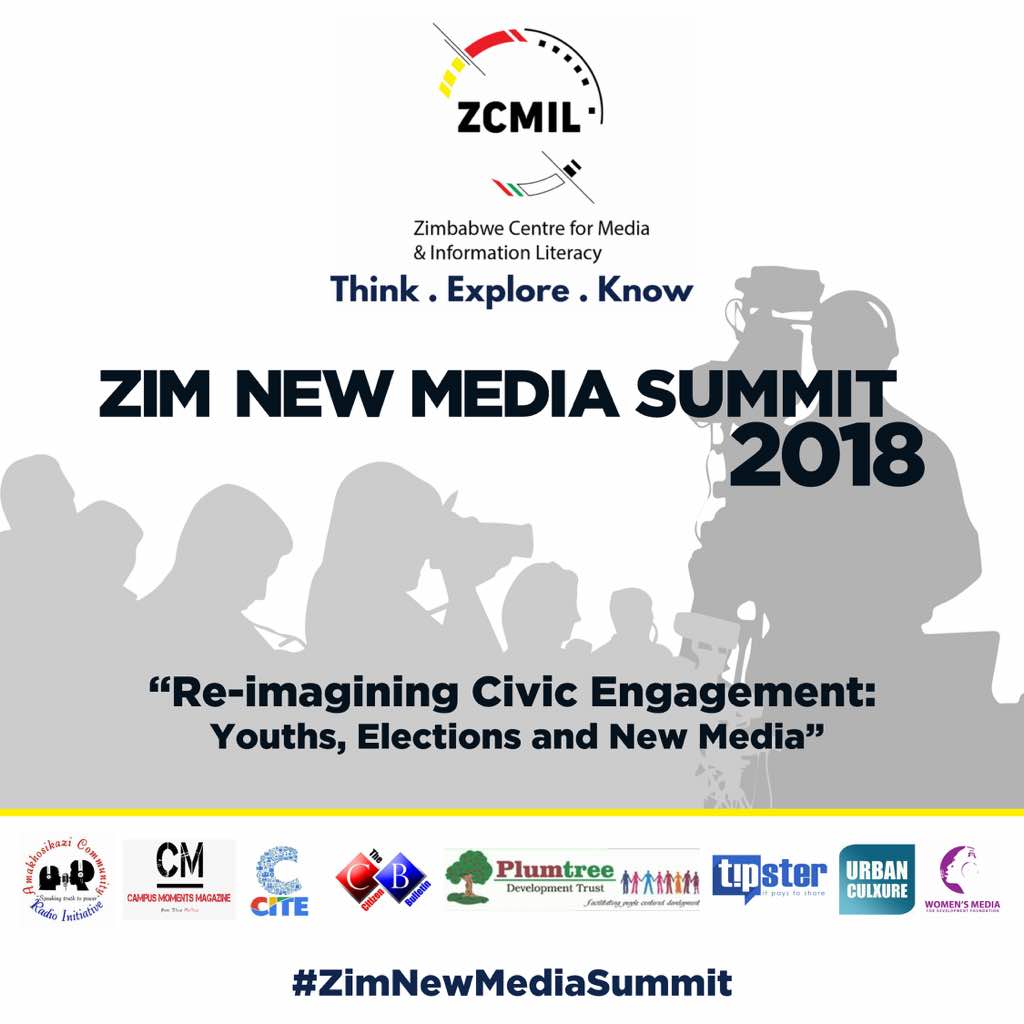 Despite the growing relevance of social media, youths engagement in political interactions remains low.  #ZimNewMediaSummit on 7 July, seeks to address this issue and come up with ways to increase youth engagement in political issues.
<a href="/Centre4MediaZw/">Zimbabwe Center for Media & Information Literacy</a> 
<a href="/misazimbabwe/">MISA Zimbabwe</a>