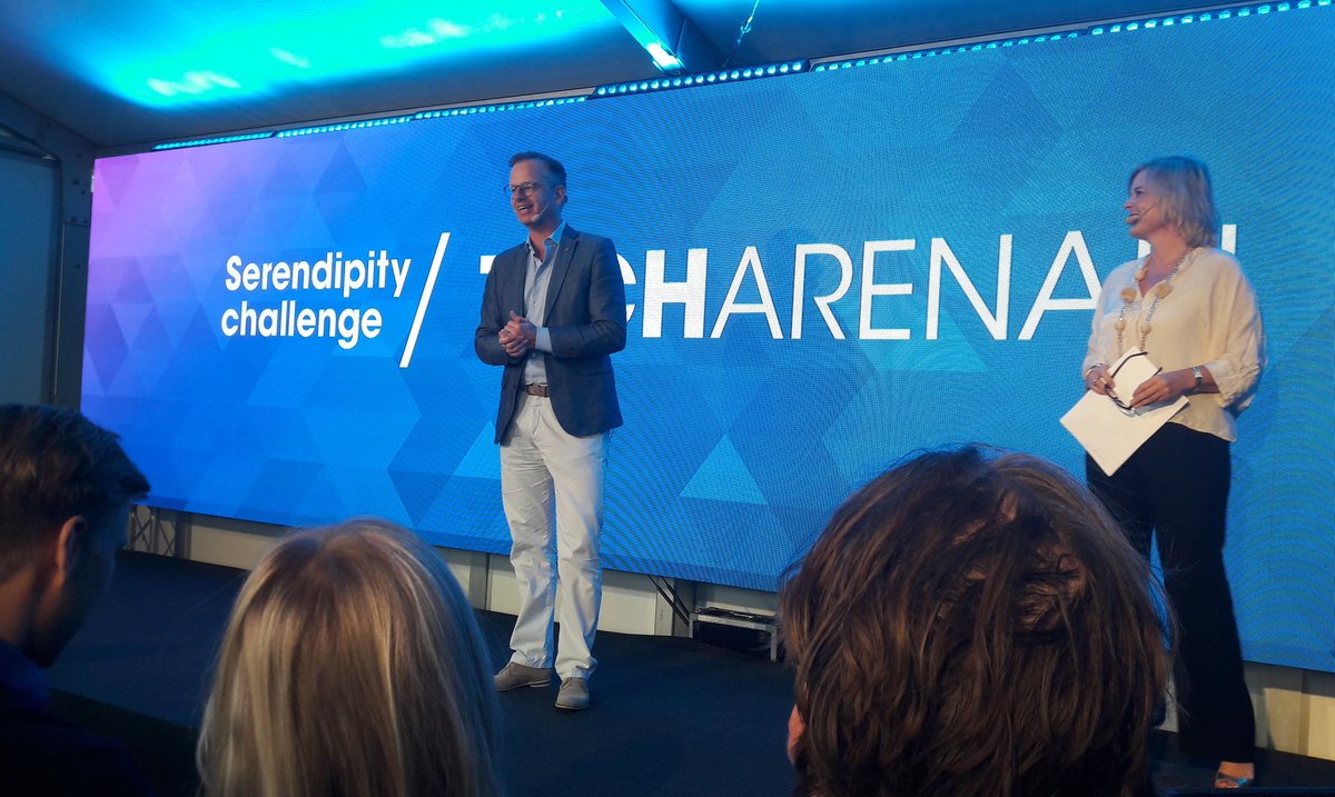 Näringsminister <a href="/mikaeldamberg/">Mikael Damberg</a> på Invigning av #techarenan "Att få ihop stora och små är mitt uppdrag" #serendipidy #startups