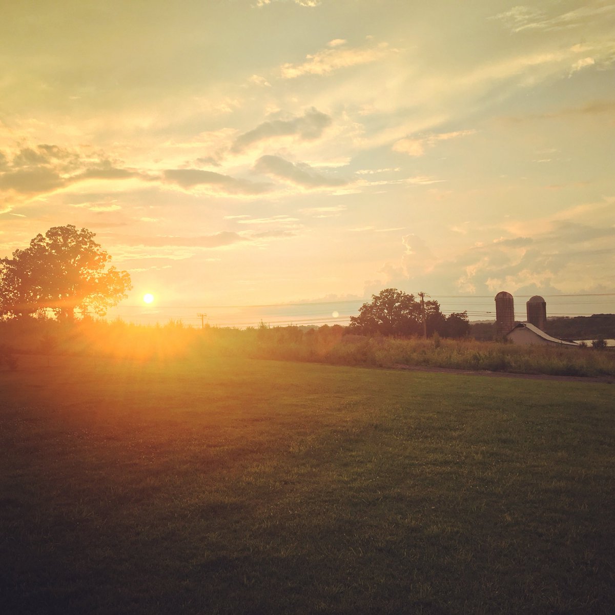 Mark_Lile's tweet photo. We have some beautiful sunsets in Greenback, TN! Here’s one from a few days ago as seen from my back deck. #sunsets #GreenbackTN #easttennessee https://t.co/7HYcHhmCzl