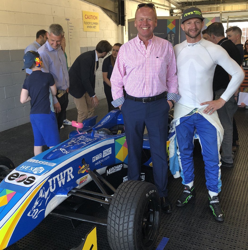 ZukenEurope's tweet image. Zuken's @Craig Brown supporting @UWRacing at Silverstone... all looking relaxed for the @F3Cup #RacingWolves