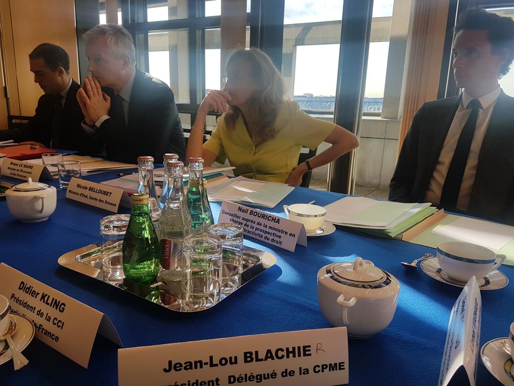 Lors de la remise du rapport sur l avenir de la profession de CAC, les Ministres ont mis en avant l importance des PME et le rôle essentiel de la CPME.