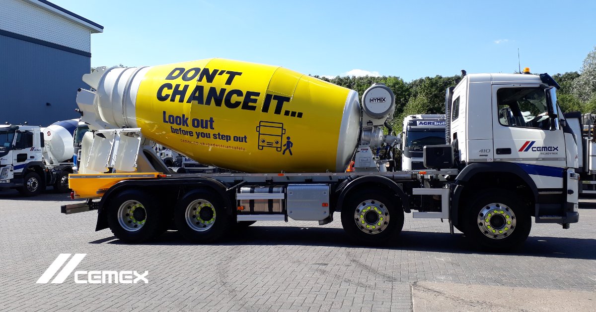 The very first of our fantastic new pedestrian #safety mixers hits the roads in #Birmingham this week. Look out for it! 🚚