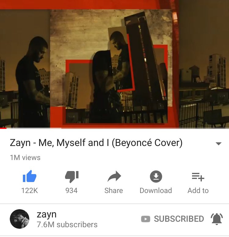 Zayn Promotion On Twitter Zayn S Cover Of Me Myself And I Now