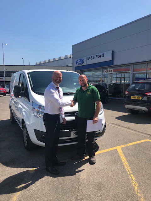 Many thanks again to Sovereign Gardening Services, enjoy your van from all at M53 FORD..