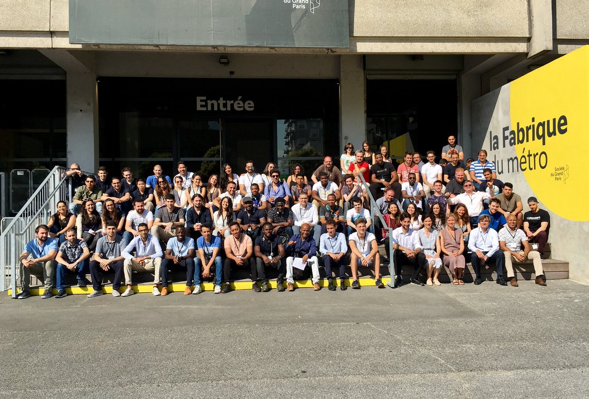 estiamofficiel's tweet photo. C’est parti ! Durant les 4 prochains jours nos étudiants vont travailler sur le projet du #GrandParisExpress dans le cadre du Hackathon avec @IDFmobilites https://t.co/t79SL7LSjW