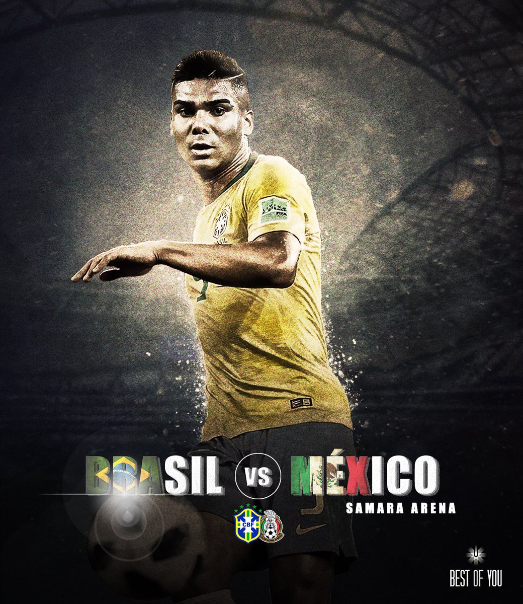 Queremos alcançar nosso sonho e hoje é um ótimo dia para dar um grande passo. Vamos, Brasil! #SeleçãoBrasileira #VamosBrasil #CA5EMIRO #Copa2018⁠ ⁠⁠ ⁠

<a href="/CBF_Futebol/">brasil</a> 🇧🇷🆚🇲🇽 <a href="/miseleccionmx/">Selección Nacional</a> 
🏟 Samara Arena
🇧🇷 11:00 h
🇪🇸 16:00 h
🇷🇺 17:00 h