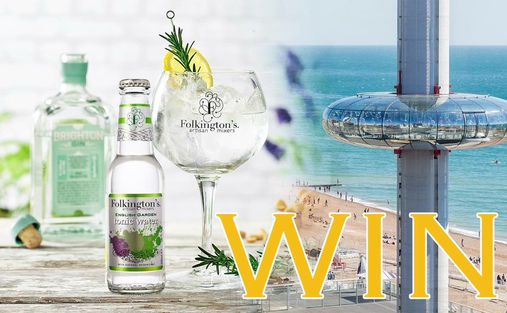 Tell us which is YOUR favourite beach, retweet this tweet &amp; follow our page to enter into our competition to WIN 24 bottles of Folkington’s English Garden tonic water, a bottle of <a href="/BrightonGin/">Brighton Gin</a> &amp; two tickets on the @BA_i360 

Winner announced 30th July. 

#Win #Competition