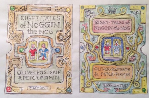 tiffgingersnap's tweet photo. Our thoughts go out to Peter Firmin's family. He was such a lovely chap. A creative genius until the end. Here are a few pictures of some of the Noggin The Nog artwork we worked on. @EgmontUK  @HungryMarv #PeterFimin #OliverPostgate https://t.co/erAi5vJaQV