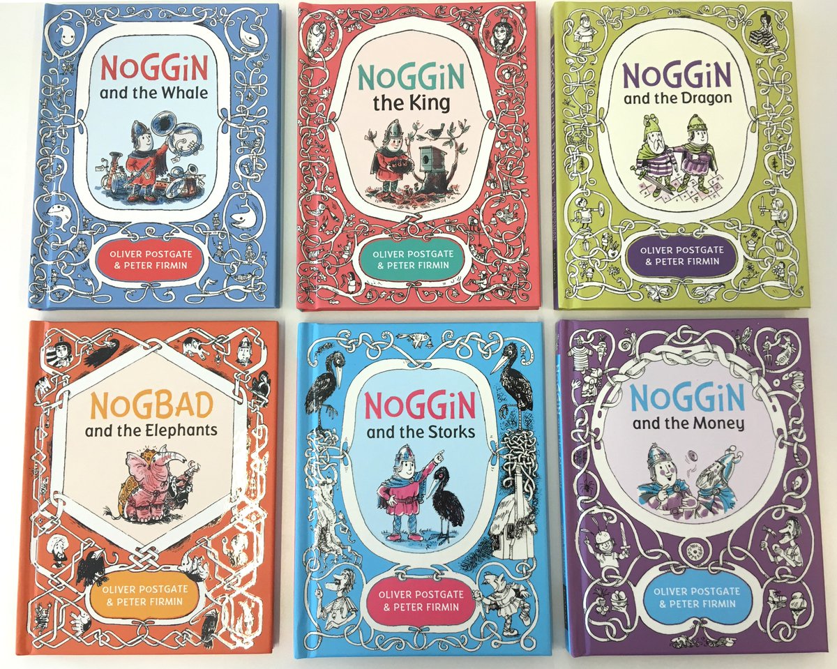 tiffgingersnap's tweet photo. Our thoughts go out to Peter Firmin's family. He was such a lovely chap. A creative genius until the end. Here are a few pictures of some of the Noggin The Nog artwork we worked on. @EgmontUK  @HungryMarv #PeterFimin #OliverPostgate https://t.co/erAi5vJaQV
