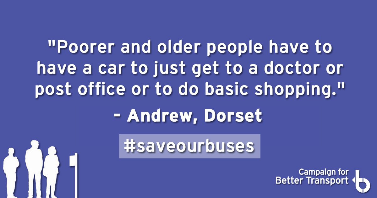 Local bus services help cut congestion, reduce car dependency, and avoid big new roads,   yet as @CBTransport latest #busesincrisis report shows, they are under threat.  #saveourbuses