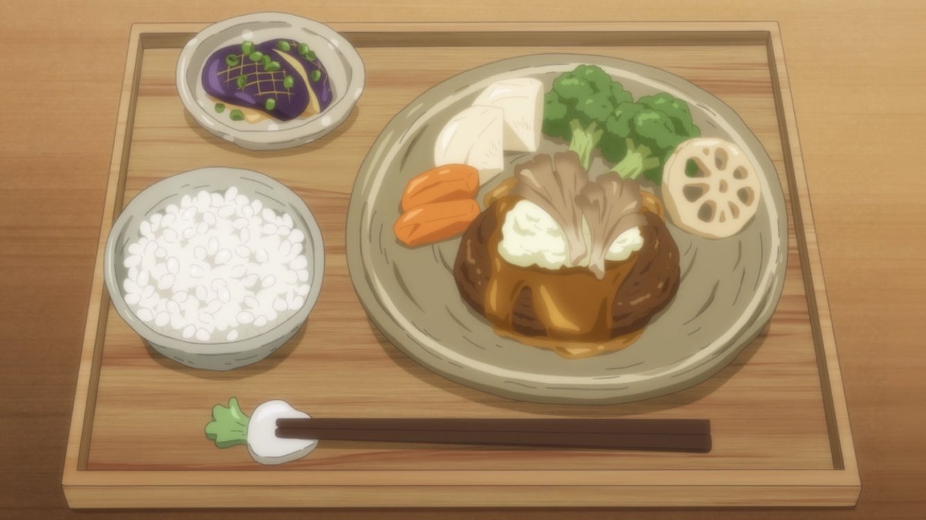 りんごぱい 鹿楓堂よついろ日和 11話のハンバーグプレートを作ってみました ハンバーグって和も洋も大好きです 付け合わせも豪華で大満足です 鹿楓堂 鹿楓堂よついろ日和 アニメ鹿楓堂 再現料理 T Co J8z4x5rtms Twitter