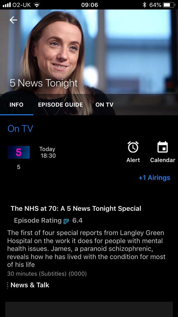 It’s not every Monday you spot yourself on the TV guide 😂 #notjustajob #healingminds <a href="/channel5_tv/">Channel 5</a>