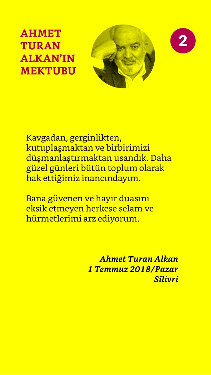 3-En olumsuz şartlarda bile yargı üzerindeki baskıların kalkmasıyla güzel günlere erişeceğimiz ümidindeyim.