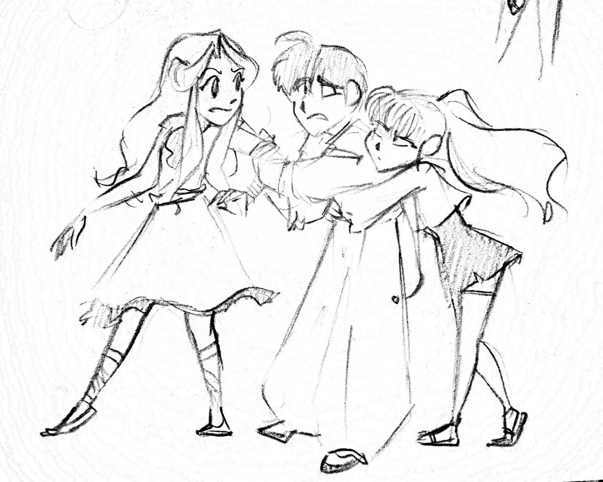 I'm back in my hometown for the week so i'm able to dig up some old art! Apparently I did an unintentional redraw. 2011 > 2018
