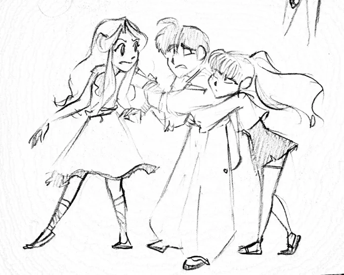 I'm back in my hometown for the week so i'm able to dig up some old art! Apparently I did an unintentional redraw. 2011 > 2018 