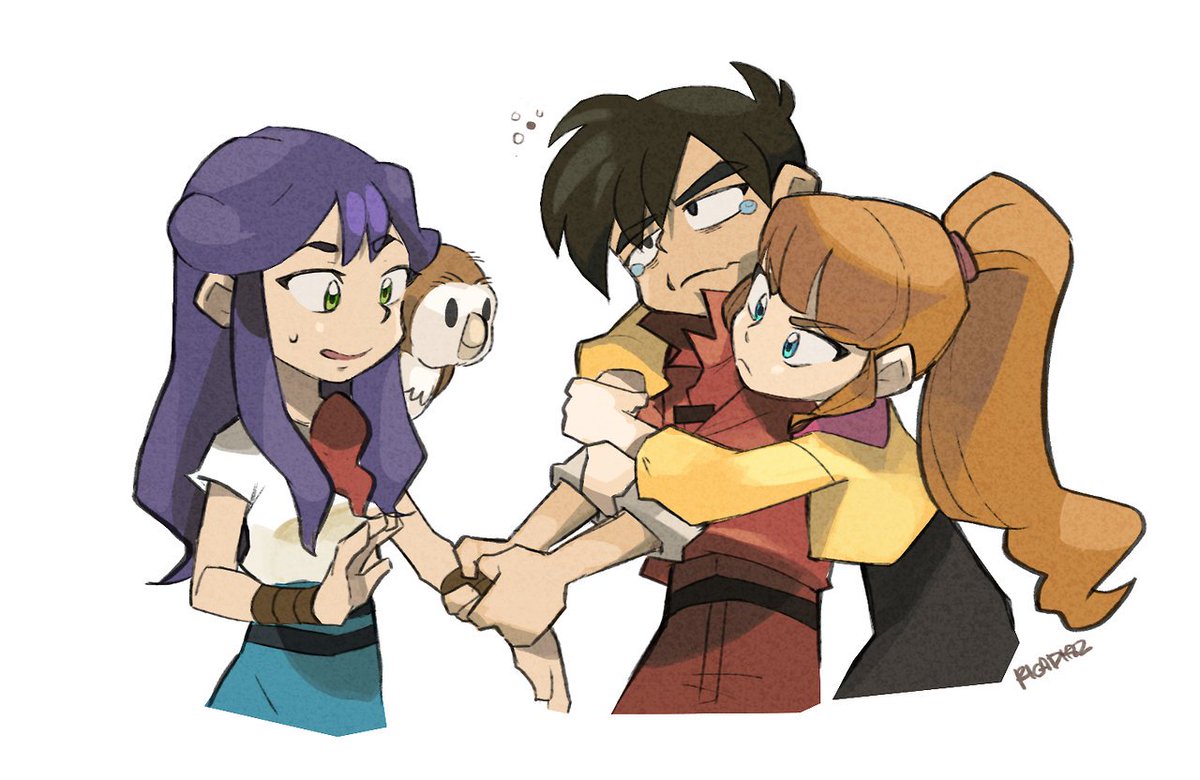 I'm back in my hometown for the week so i'm able to dig up some old art! Apparently I did an unintentional redraw. 2011 > 2018